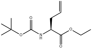 (2S)-2-tert-Butoxycarbonylamino-pent-4-enoic acid ethyl ester Structure