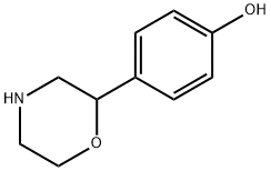 4-(morpholin-2-yl)phenol 구조식 이미지