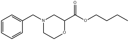 butyl 4-benzylmorpholine-2-carboxylate Structure