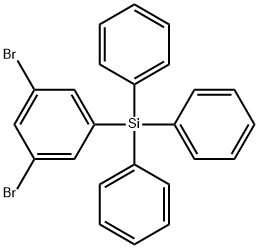 (3,5-Dibromophenyl)triphenylsilane 구조식 이미지
