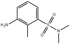 3-amino-N,N,2-trimethylbenzene-1-sulfonamide 구조식 이미지