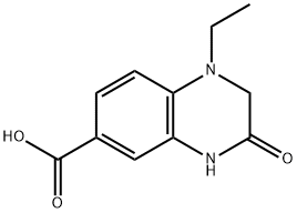 1-ethyl-3-oxo-1,2,3,4-tetrahydroquinoxaline-6-carboxylic acid 구조식 이미지