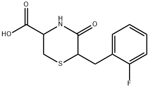 6-[(2-fluorophenyl)methyl]-5-oxothiomorpholine-3-carboxylic acid Structure