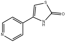 4-(pyridin-4-yl)-2,3-dihydro-1,3-thiazol-2-one 구조식 이미지