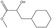 3-Cyclohexyl-2-hydroxypropionic acid methyl ester Structure