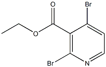 Ethyl 2,4-dibromonicotinate Structure