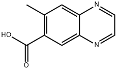7-METHYLQUINOXALINE-6-CARBOXYLIC ACID Structure