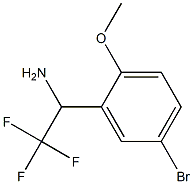 1-(5-bromo-2-methoxyphenyl)-2,2,2-trifluoroethan-1-amine Structure