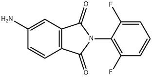 5-amino-2-(2,6-difluorophenyl)-2,3-dihydro-1H-isoindole-1,3-dione 구조식 이미지