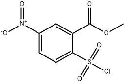 Methyl 2-(chlorosulfonyl)-5-nitrobenzoate 구조식 이미지