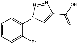 1-(2-bromophenyl)-1H-1,2,3-triazole-4-carboxylic acid 구조식 이미지