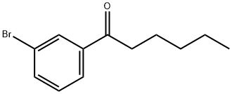 1-(3-bromophenyl)hexan-1-one Structure