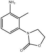 3-(3-amino-2-methylphenyl)-1,3-oxazolidin-2-one 구조식 이미지