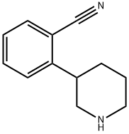 2-piperidin-3-ylbenzonitrile Structure