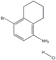 4-bromo-5,6,7,8-tetrahydronaphthalen-1-amine hydrochloride Structure