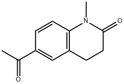 6-acetyl-1-methyl-1,2,3,4-tetrahydroquinolin-2-one 구조식 이미지