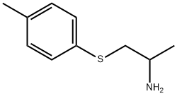 1-[(2-aminopropyl)sulfanyl]-4-methylbenzene Structure