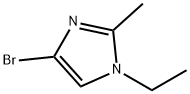 4-BROMO-1-ETHYL-2-METHYL-1H-IMIDAZOLE 구조식 이미지