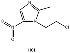 1-(2-chloroethyl)-2-methyl-5-nitro-1H-imidazole hydrochloride Structure