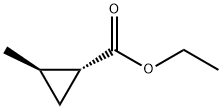 ETHYL (1R,2R)-2-METHYLCYCLOPROPANE-1-CARBOXYLATE 구조식 이미지