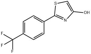 2-(4-Trifluoromethylphenyl)-4-hydroxythiazole 구조식 이미지