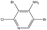 4-PyridinaMine, 3,5-dibroMo-2-chloro 구조식 이미지