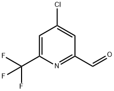 4-Chloro-6-trifluoromethyl-pyridine-2-carbaldehyde 구조식 이미지