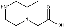 2-(2-Methyl-1-piperazinyl)acetic Acid Structure