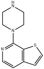 7-(Piperazin-1-yl)thieno[2,3-c]pyridine Structure