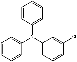 N-3-Chlorophenyl-N,N-diphenylamine Structure