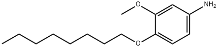 Benzenamine, 3-methoxy-4-(octyloxy)- 구조식 이미지