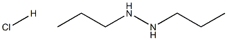 1,2-dipropylhydrazine hydrochloride Structure