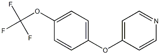 Pyridine, 4-[4-(trifluoromethoxy)phenoxy]- Structure