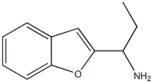 1-(1-BENZOFURAN-2-YL)PROPAN-1-AMINE Structure