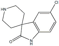 5-Chlorospiro[indoline-3,4'-piperidin]-2-one 구조식 이미지
