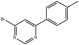 4-Bromo-6-(4-tolyl)pyrimidine 구조식 이미지