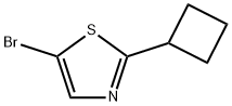 5-Bromo-2-(cyclobutyl)thiazole Structure