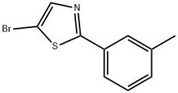 5-Bromo-2-(3-tolyl)thiazole Structure