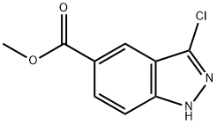 methyl 3-chloro-1H-indazole-5-carboxylate Structure