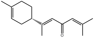 2,5-Heptadien-4-one, 2-methyl-6-[(1S)-4-methyl-3-cyclohexen-1-yl]-, (5E)- Structure