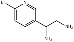 1-(6-BROMO-3-PYRIDYL)ETHANE-1,2-DIAMINE Structure