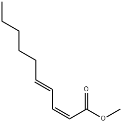 methyl cis-2,trans-4-decadienoate 구조식 이미지