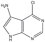 4-Chloro-7H-pyrrolo[2,3-d]pyriMidin-5-aMine 구조식 이미지