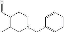 1-benzyl-3-methylpiperidine-4-carbaldehyde 구조식 이미지