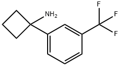1-[3-(Trifluoromethyl)phenyl]cyclobutanamine Structure