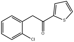 2-(2-chlorophenyl)-1-(thiophen-2-yl)ethan-1-one 구조식 이미지