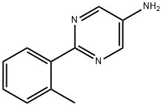 5-Amino-2-(2-tolyl)pyrimidine Structure