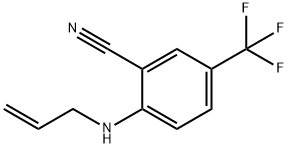 2-[(prop-2-en-1-yl)amino]-5-(trifluoromethyl)benzonitrile Structure