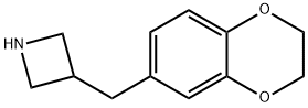 3-(2,3-dihydro-1,4-benzodioxin-6-ylmethyl)azetidine Structure