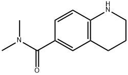 N,N-dimethyl-1,2,3,4-tetrahydroquinoline-6-carboxamide Structure